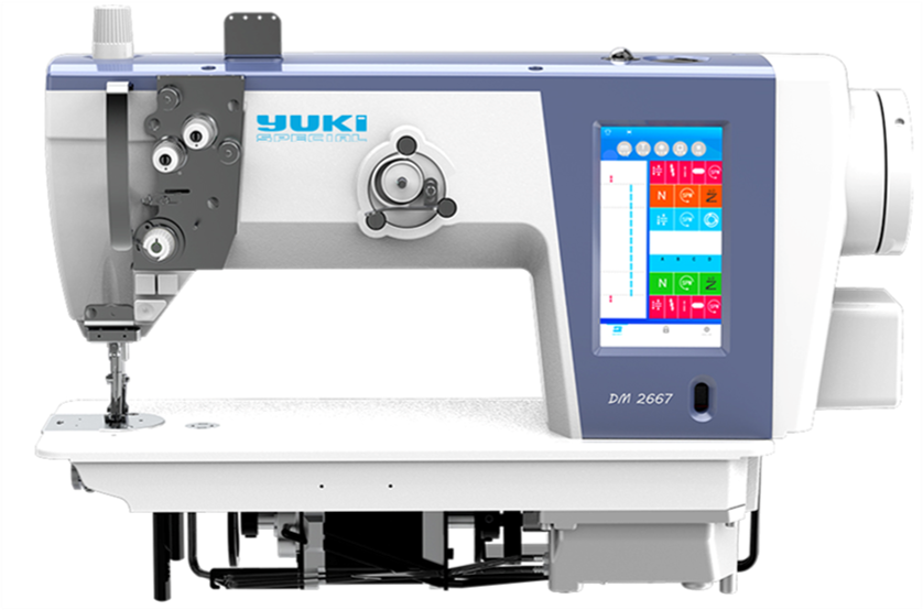 DM-2640 Çift Papuç Makine Kuş Yuvası Yapmayan Sıfır İplik Kesicili Geniş Alanlı