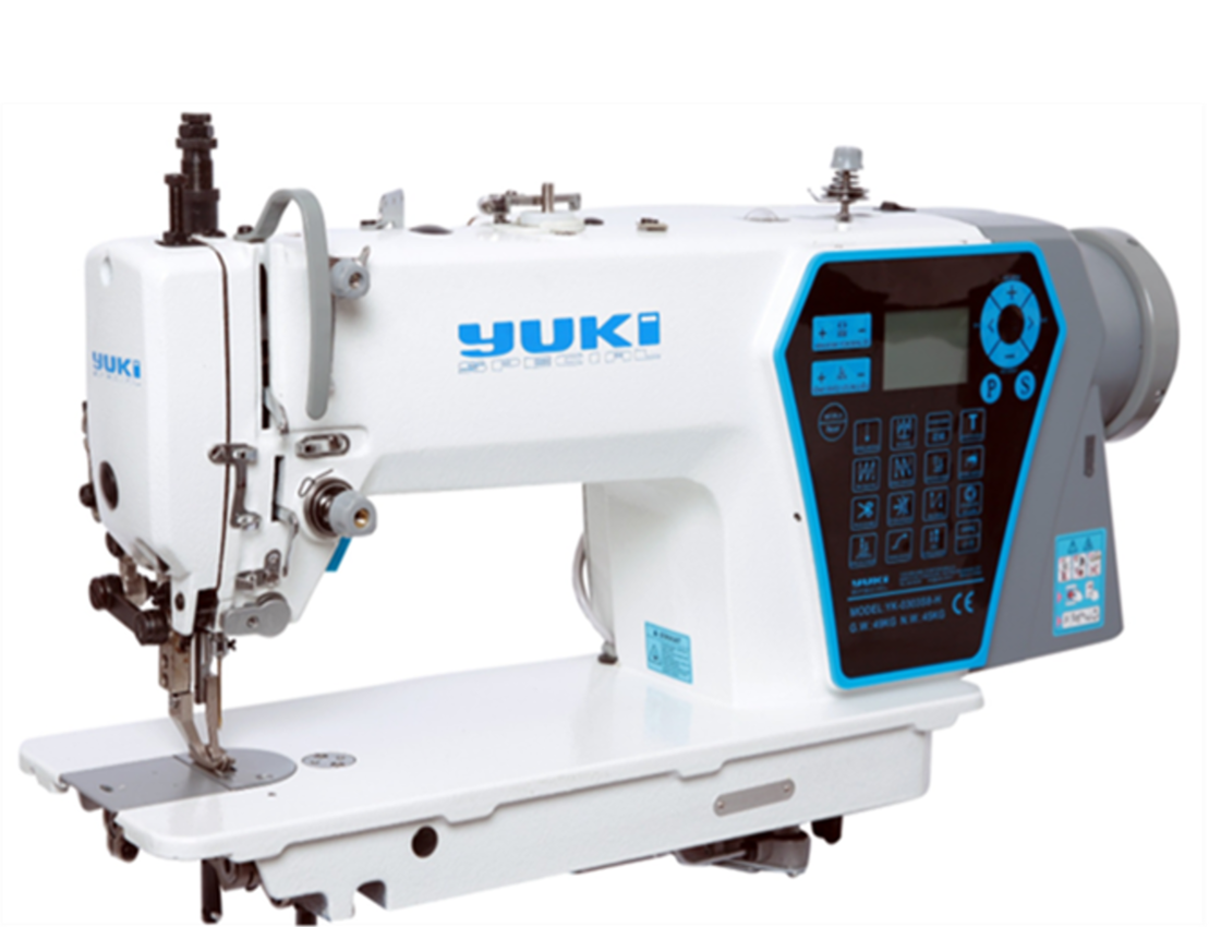 YK-S8-H Çift Papuç Makine Kısa İplik Kesicili10mm Step Motorlu Açık Yağ Karterli